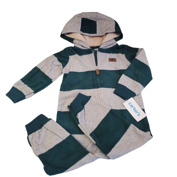 Carter's One Pieces Carters Baby Boy Zip Up Jumpsuit Size 8 Months Jr Ranger Zip Up Jumpsuit